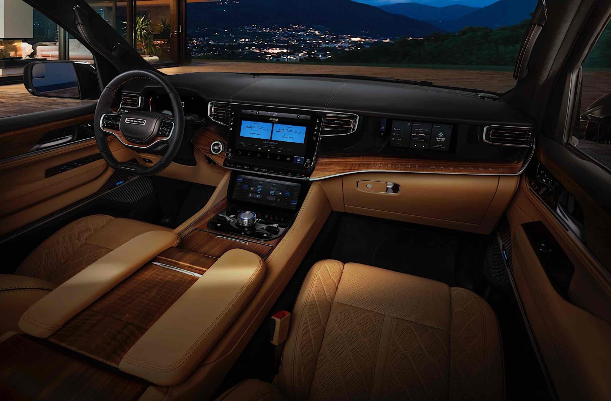 Interior of the 2023 Grand Wagoneer L