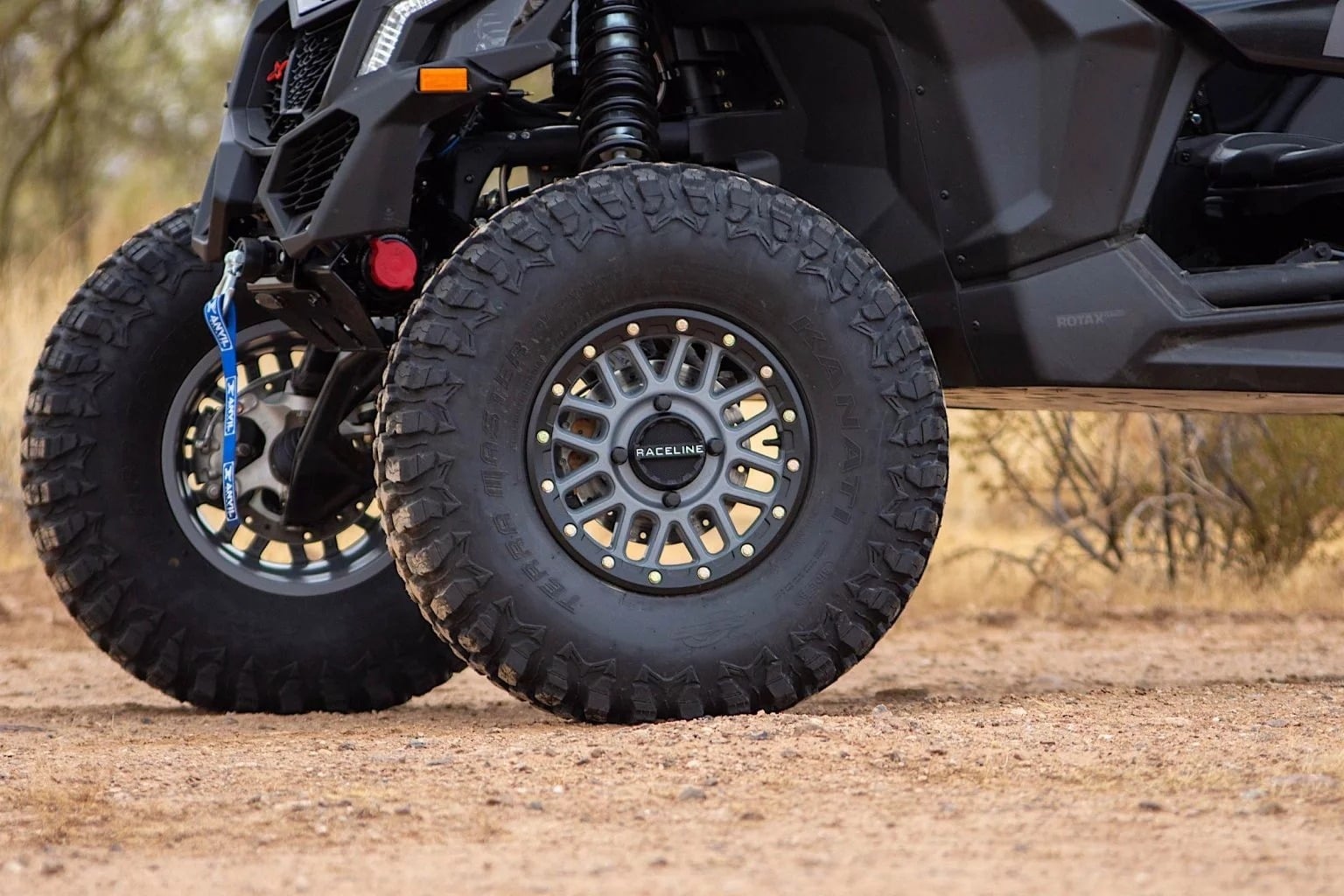 Side view of GBC Terra Master Tires.