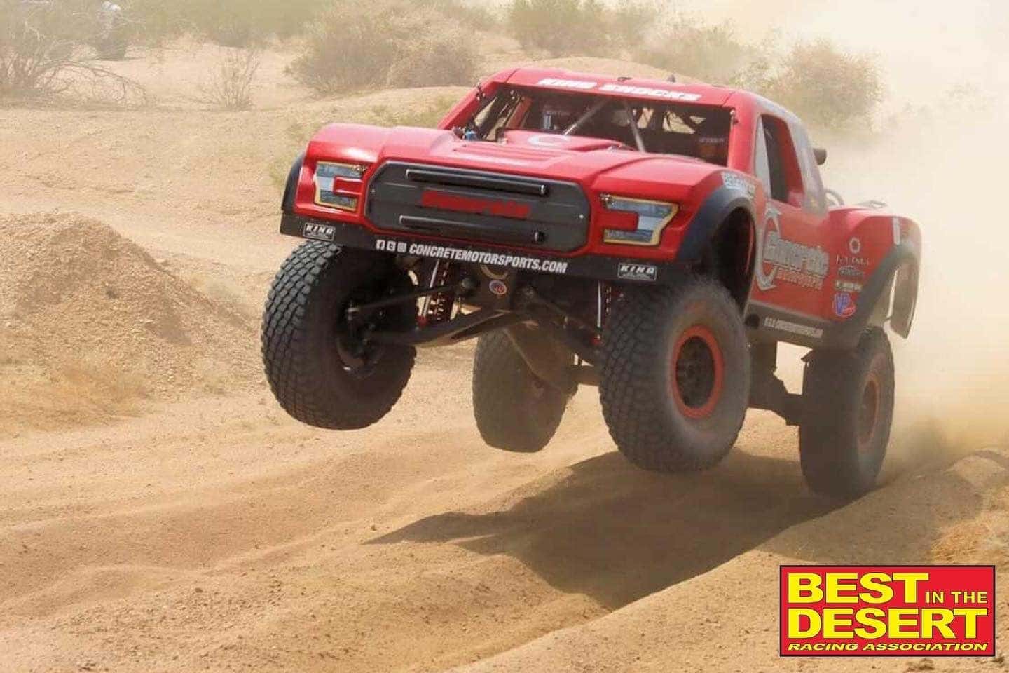 Red Concrete Motorsports truck BITD