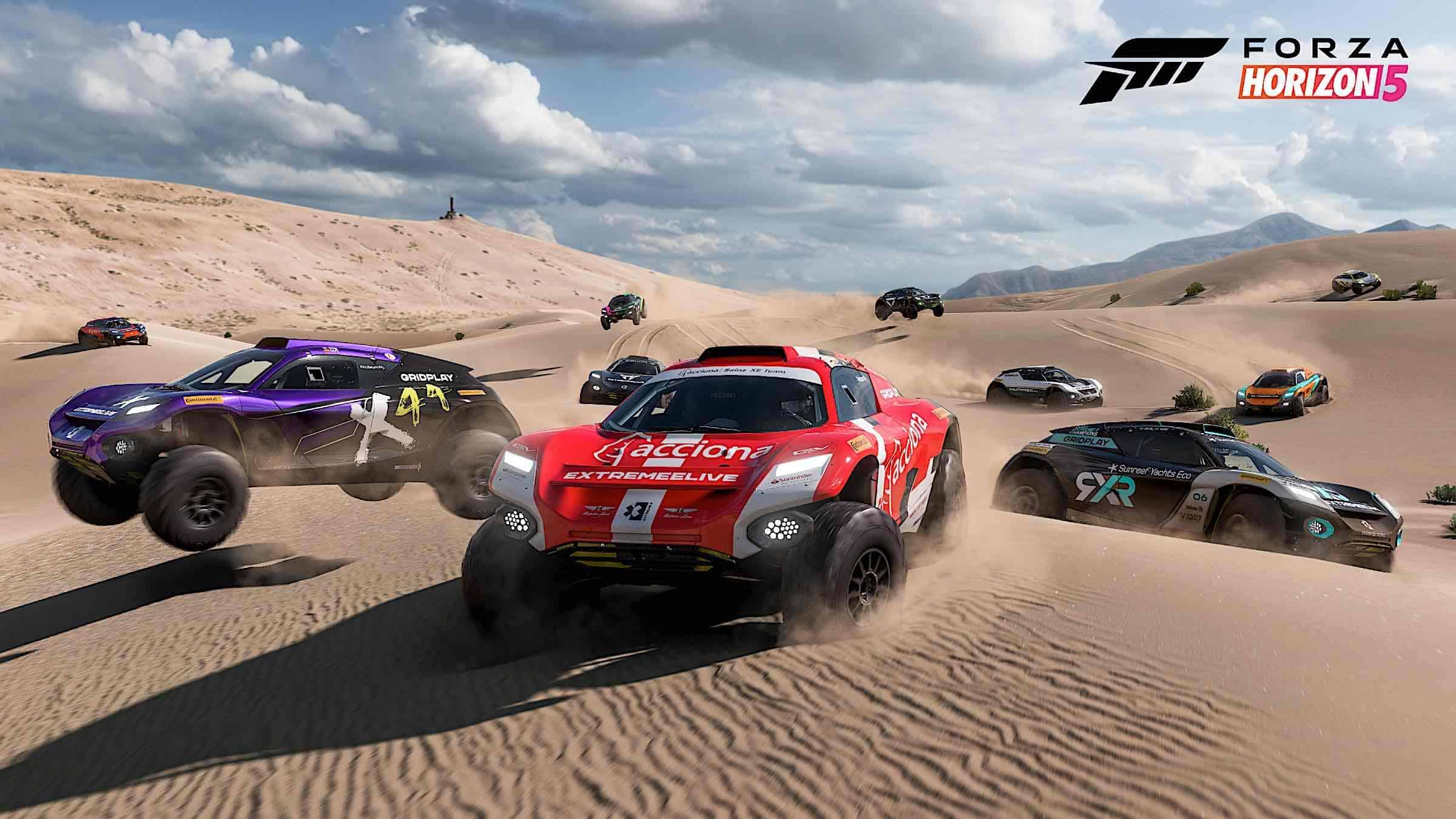 A screenshot of the Forza Horizon 5 video game.
