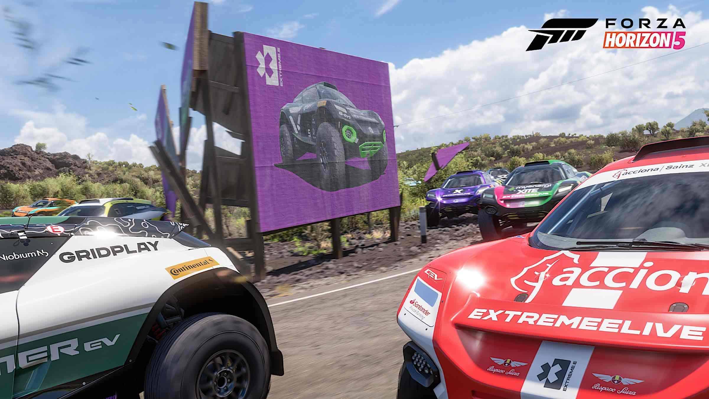 A screenshot of the Forza Horizon 5 video game.